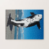 Puzzle Whale Sculpture Vancouver. (Horizontal)