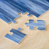 Puzzle Whale Tail Ship sur Blue Ocean Horizon (Côté)