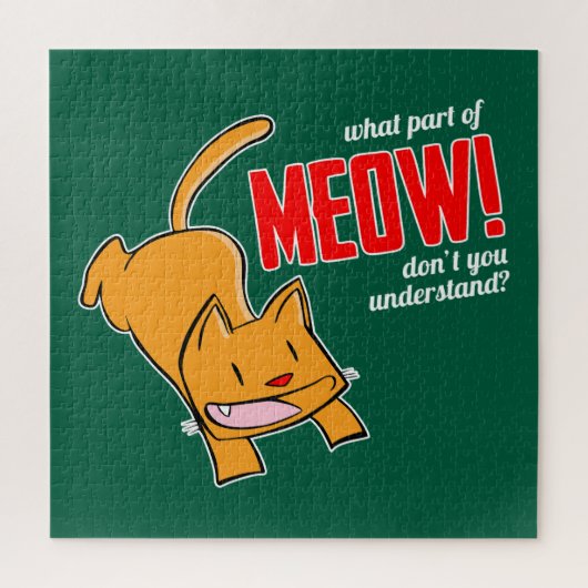 Puzzle What part of meow don't you understand? (Vertical)