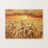 Puzzle Wheat Field Sunset (Horizontal)