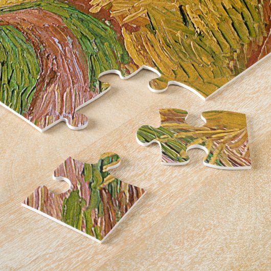 Puzzle Wheatfield de Vincent van Gogh | avec des (Côté)