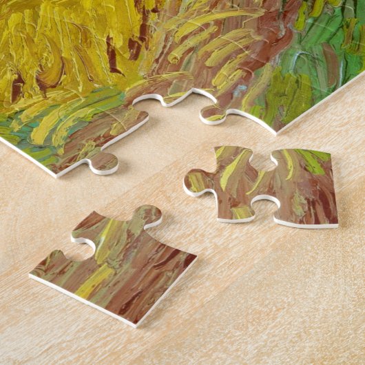 Puzzle Wheatfield with Crows, Van Gogh (Côté)