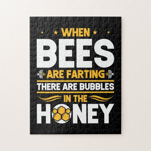 Puzzle When Bees Are Farting (Vertical)