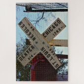 Puzzle Where the Tracks Lead (Vertical)