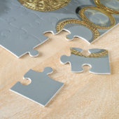 Puzzle Whetstone et anneaux avec la décoration granulée, (Côté)