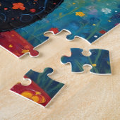 Puzzle Whimsical Cat  (Côté)
