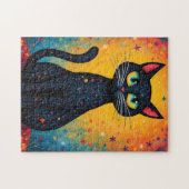 Puzzle Whimsical Cat  (Horizontal)