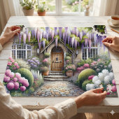 Puzzle Whimsical Cottage Garden Pathway