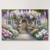 Puzzle Whimsical Cottage Garden Pathway (Horizontal)