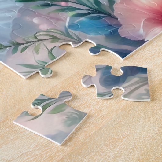 Puzzle Whimsical Pink Betta Fish (Côté)