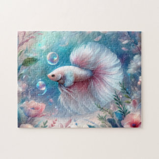 Puzzle Whimsical Pink Betta Fish