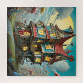 Puzzle Whimsical Storybook Crooked House (Horizontal)