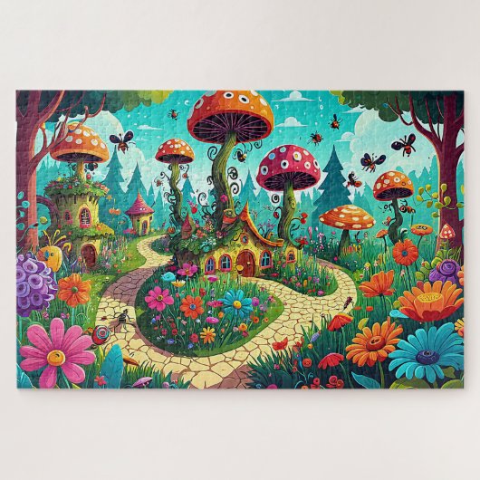 Puzzle Whimsical Wonderland Dream Garden (Horizontal)