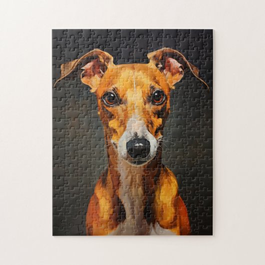 Puzzle Whippet (Vertical)