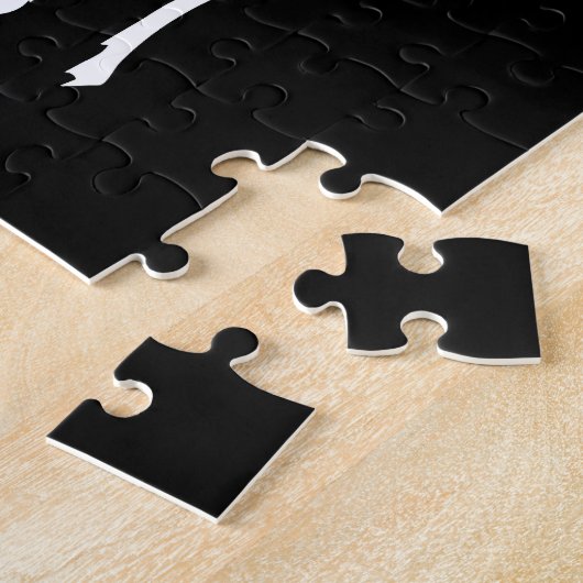Puzzle whippet amusant père Noël Noël chien maman cadeau  (Côté)
