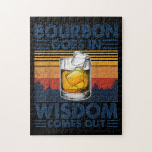 Puzzle Whiskey Bourbon entre dans la sagesse sort