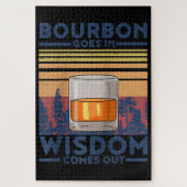 Puzzle Whiskey Bourbon entre dans la sagesse sort (Vertical)