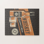 Puzzle Whiskey Liquor Bottle Western Bar (Horizontal)