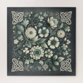 Puzzle Whispered Clover Knotwork Garden (Horizontal)