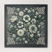 Puzzle Whispered Clover Knotwork Garden (Vertical)
