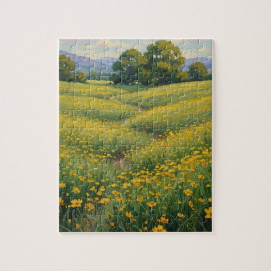 Puzzle Whispers of Golden Fields (Vertical)