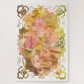 Puzzle Whispers of Magic: Two Fairy Friends in a Garden (Vertical)