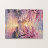 Puzzle Whispers of Sakura at Sunset (Horizontal)