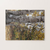 Puzzle White Birch in Autumn (Horizontal)