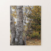 Puzzle White Birch in Autumn (Vertical)