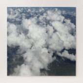 Puzzle White Clouds Blue Sky Pattern (Vertical)