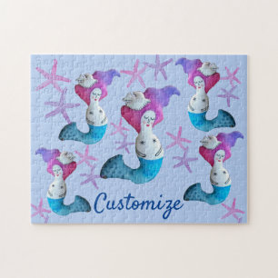 Puzzle White Dove Mermaid Thunder_Cove