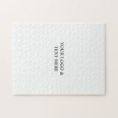 Puzzle White Personalized – Your Logo & Text Here (Horizontal)