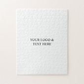 Puzzle White Personalized – Your Logo & Text Here (Vertical)