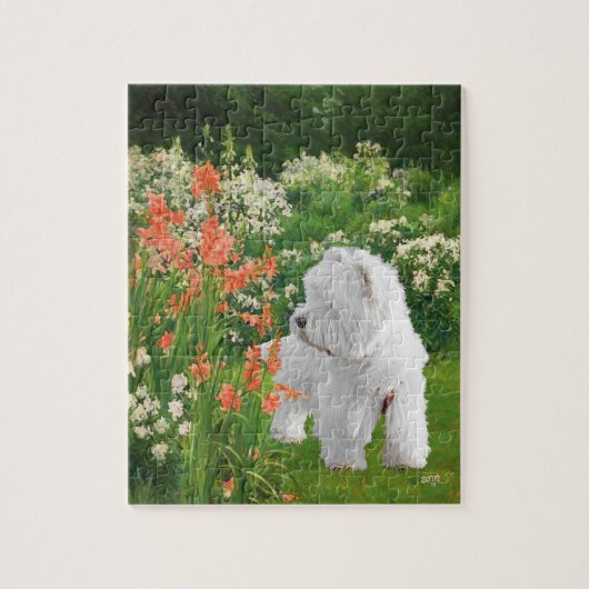 Puzzle White Terrier de West Highland (Vertical)