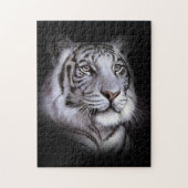 Puzzle White Tiger Face (Vertical)