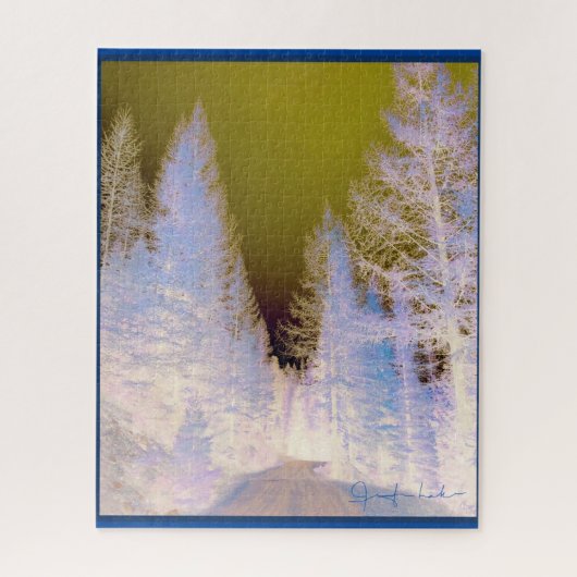 Puzzle White Wonderland (Vertical)
