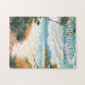 Puzzle Whitehaven Beach Queensland Australie Travel Art (Horizontal)