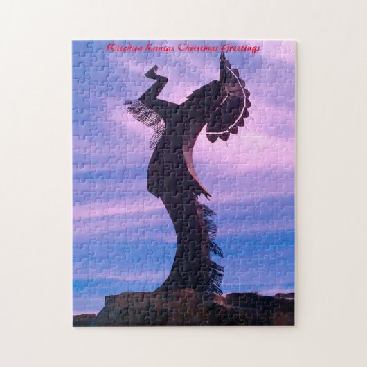 Puzzle Wichita Kansas.voeux de Noël (Vertical)