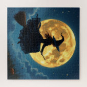 Puzzle Wicked Halloween | Sorcière sur chambre avec Plein (Horizontal)