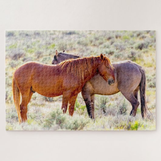 Puzzle Wild Horses (Horizontal)