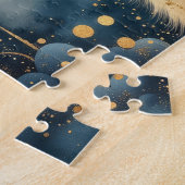 Puzzle Wild Raccoon painted (Côté)