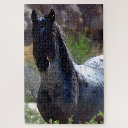 Puzzle Wild Stallion In Utah (Vertical)