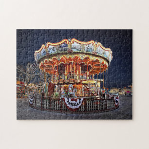 Puzzle Wildwood NJ – Carrousel vénitien de nuit