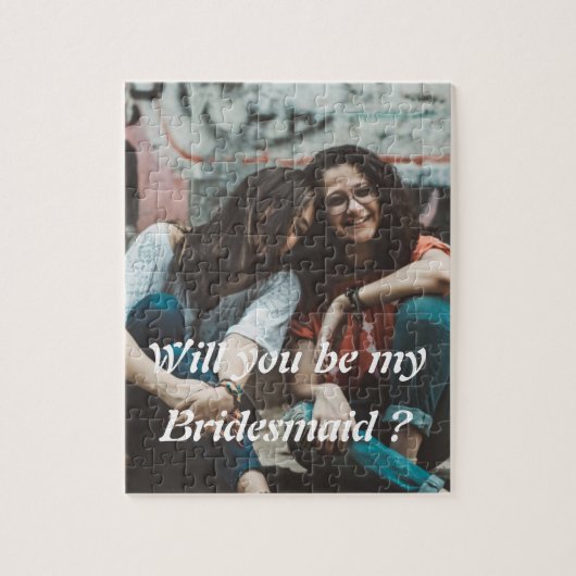 Puzzle Will you be my bridesmaid  (Vertical)