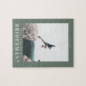 Puzzle Will you be my Bridesman Minimalist Photo Modern (Horizontal)