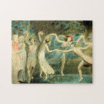 Puzzle William Blake Oberon, Titania et Puck avec Fairie<br><div class="desc">William Blake Oberon,  Titania et Puck avec les fées Dancing Fine Art Jigsaw Puzzle.</div>