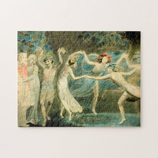 Puzzle William Blake Oberon, Titania et Puck avec Fairie (Horizontal)