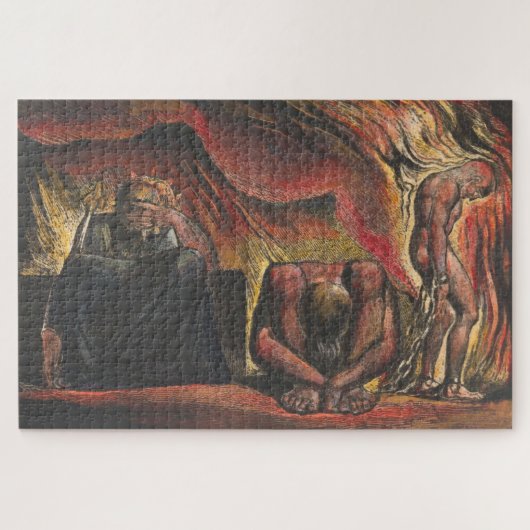 Puzzle William Blake Skofeld portant des menottes forgées (Horizontal)