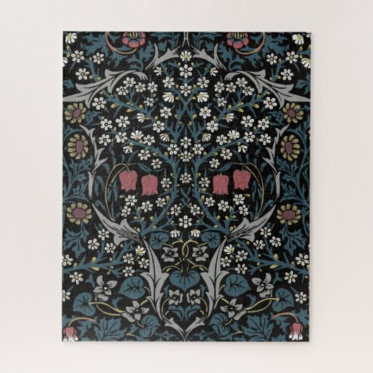 Puzzle William Morris Blackthorn Floral Art Nouveau Main- (Vertical)