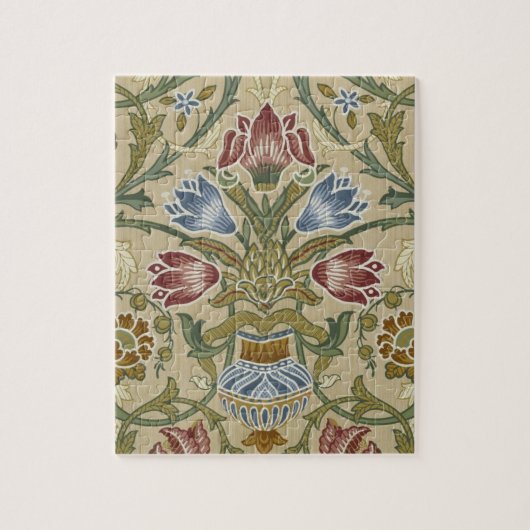 Puzzle William Morris Brocade Motif de fond d'écran flora (Vertical)